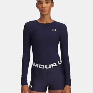 NWT UA Long Sleeve Compression Top, S, Navy Blue